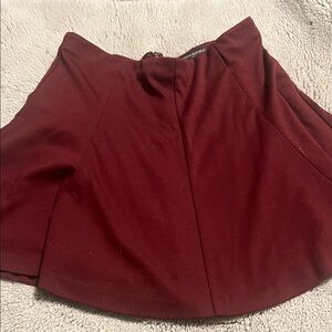 Banana Republic Deep Red Skater Skirt